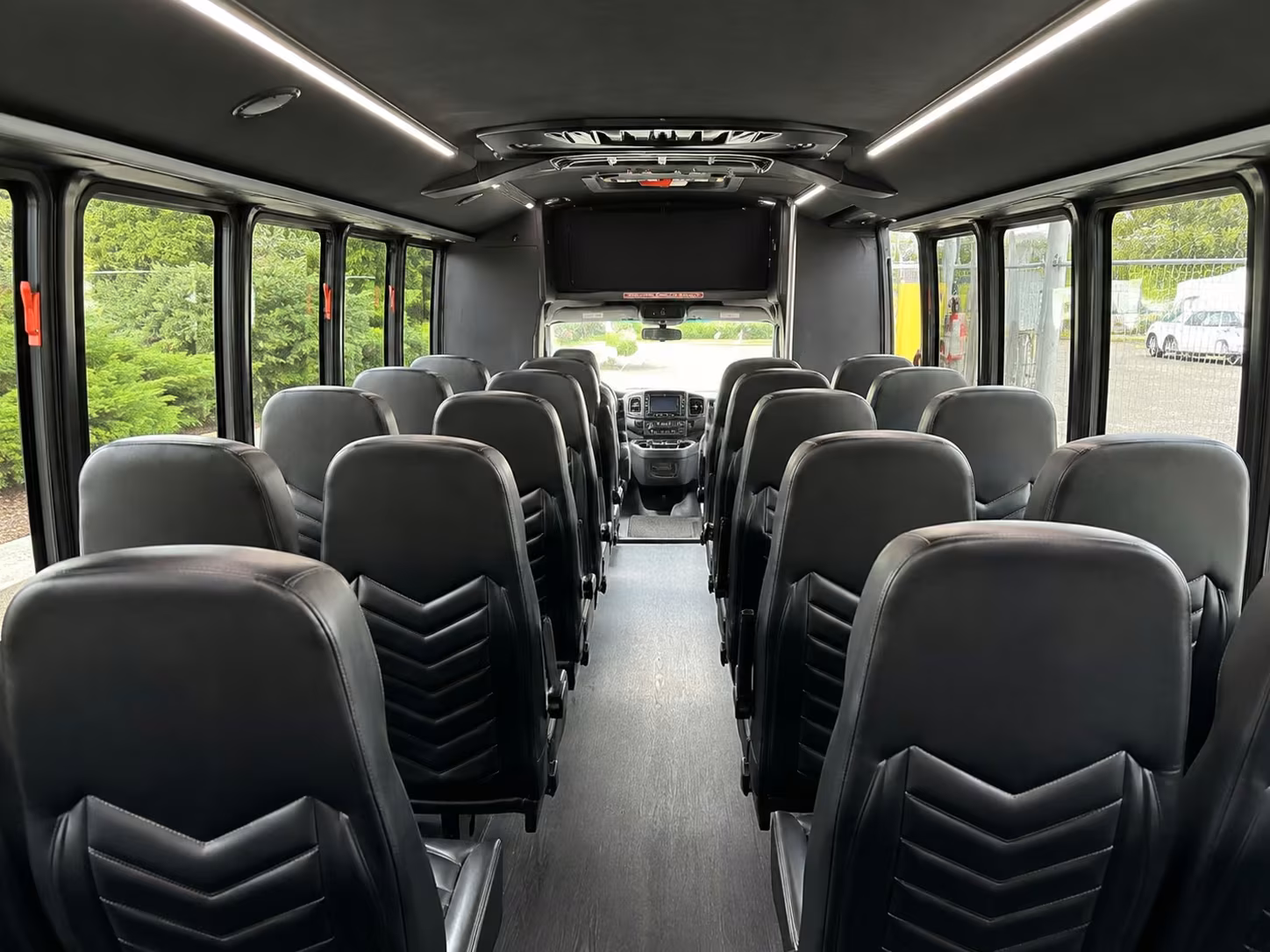15 passenger minibus inside