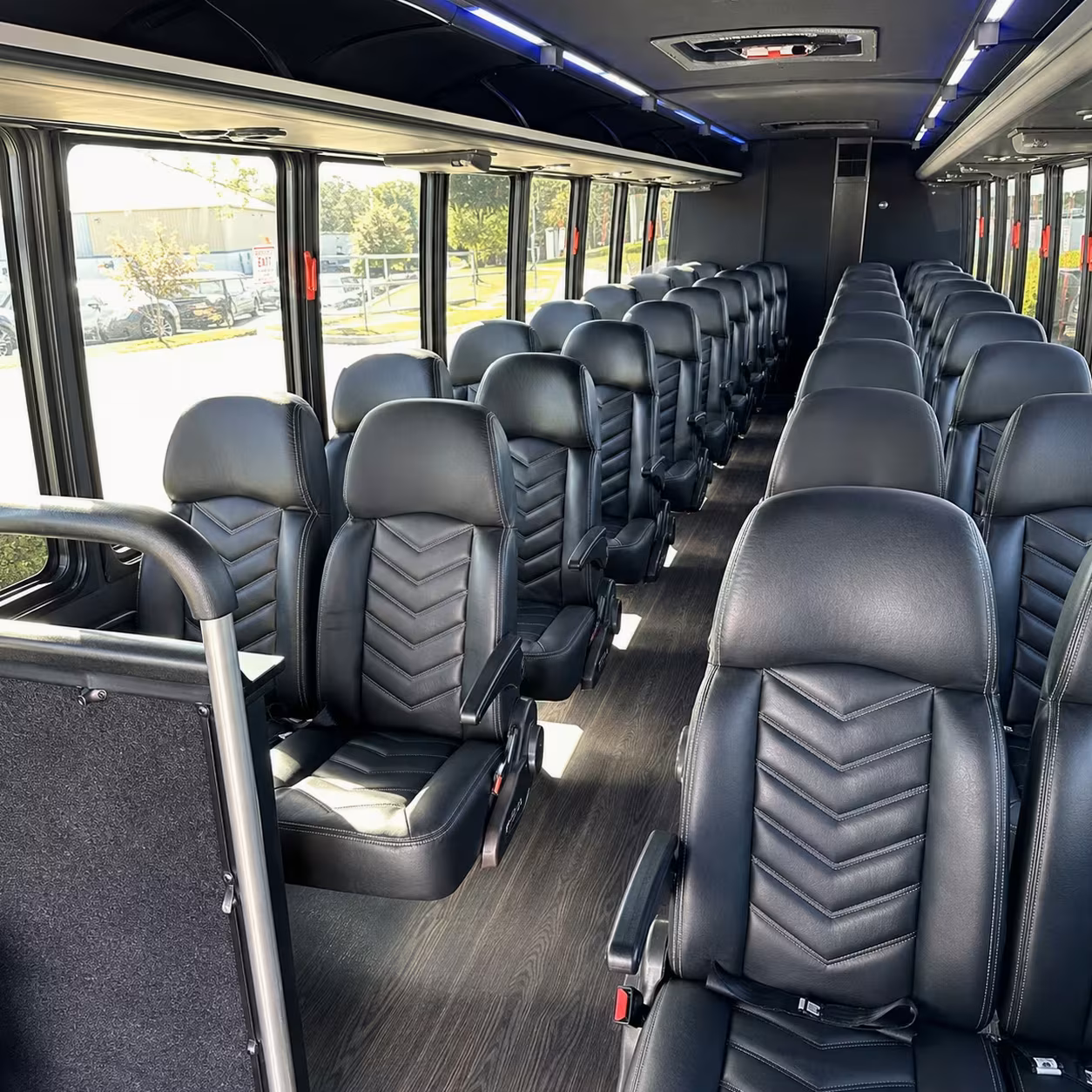 28 passenger minibus inside