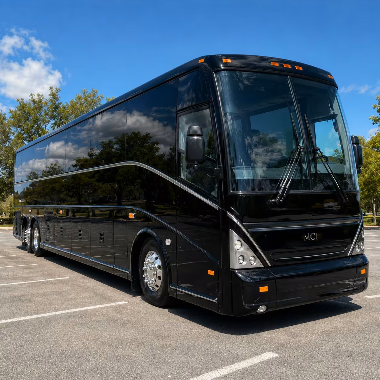 employee shuttle bus rentals for santa fe commuters