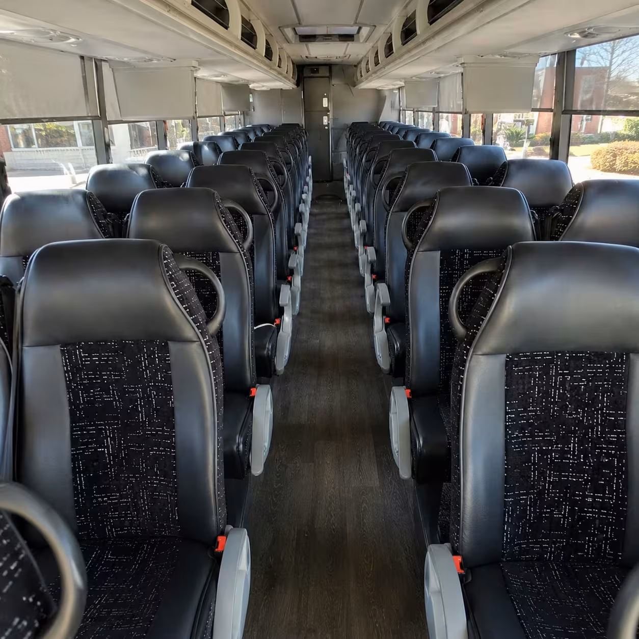 santa fe charter bus interior