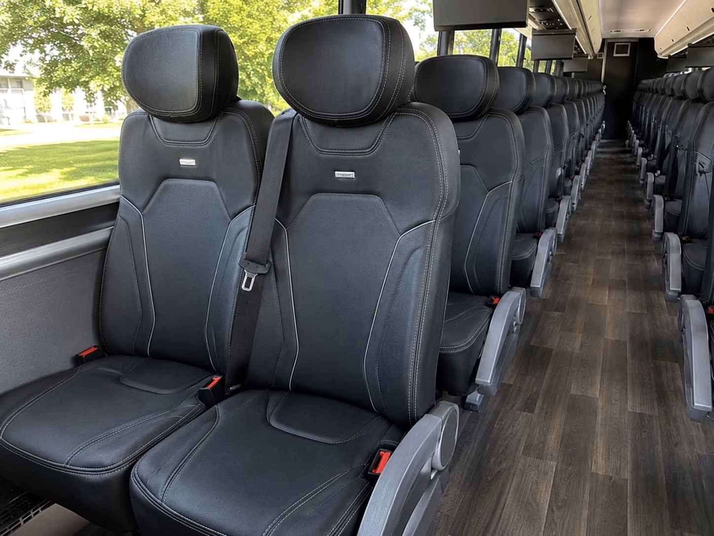 santa fe wedding shuttle buses between downtown hotels and venues
