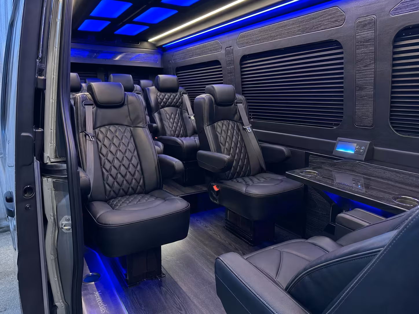 sprinter van transportation for groups and events across santa fe