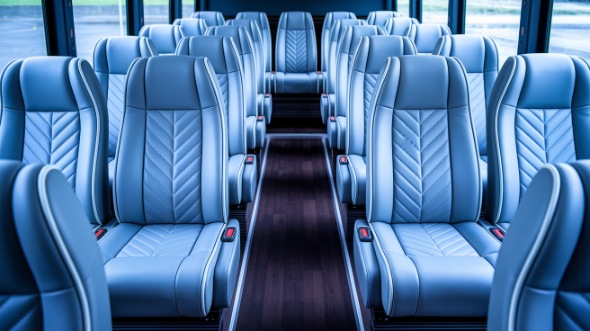 15 passenger minibus interior