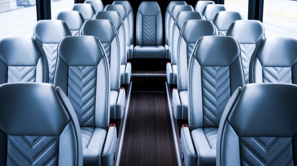 28 passenger minibus interior