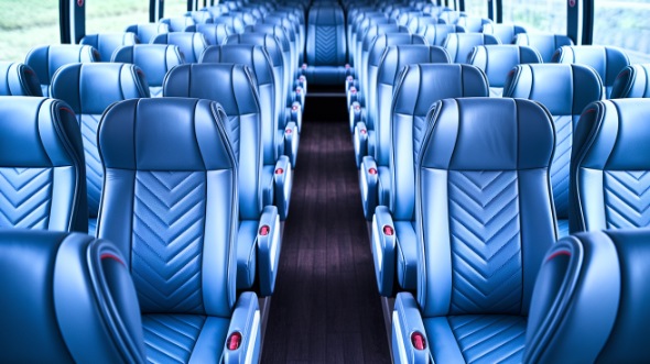 54 passenger charter bus interior