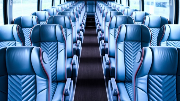 55 passenger charter bus interior