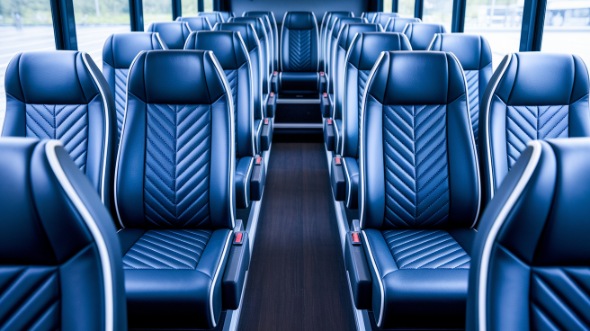 santa fe 15 passenger minibus inside