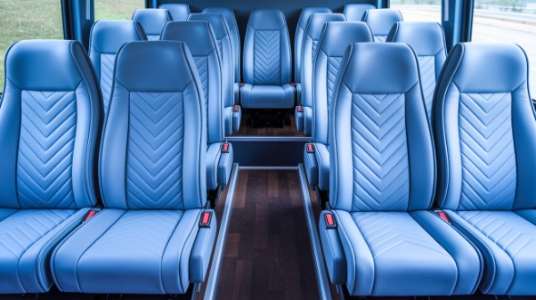 santa fe 28 passenger minibus inside