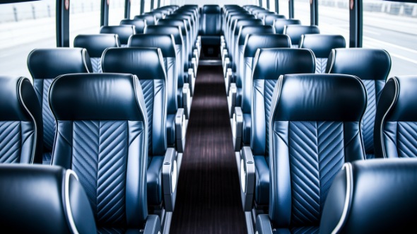 santa fe 50 passenger charter bus inside