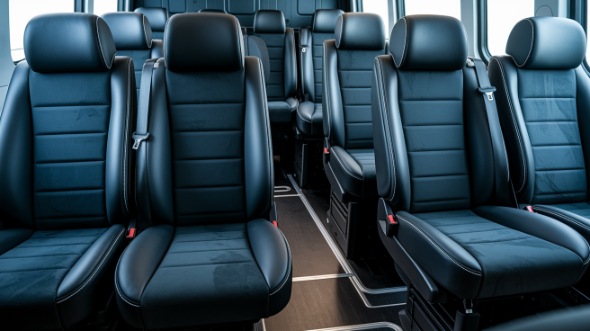 santa fe sprinter van with driver inside